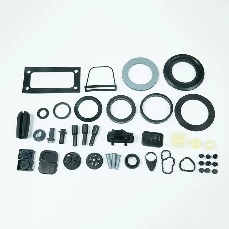 Industrial silicone seals, grommets and molded functional parts