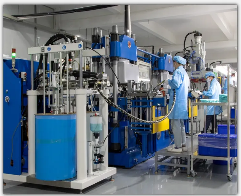 Production machinery inside the SM manufacturing facility