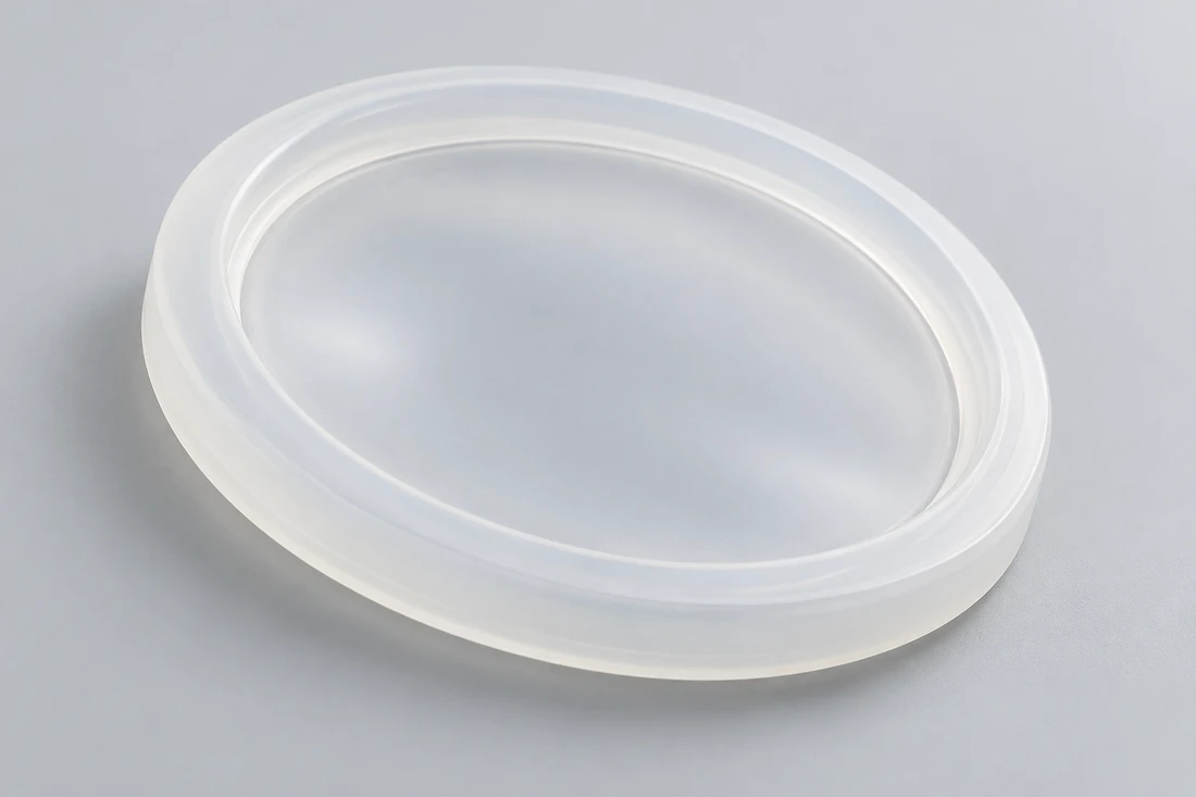 Flexible membrane with a defined outer rim