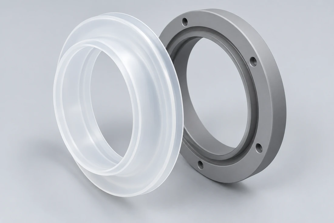 Flexible flange and mating rim geometry concept